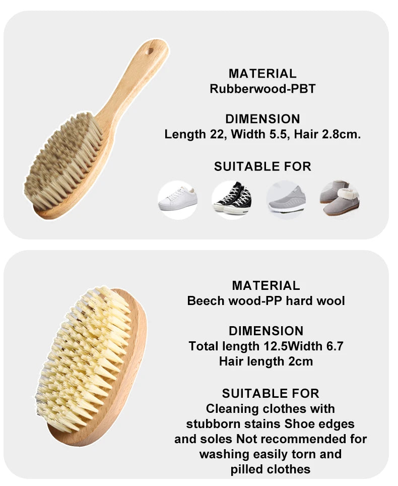 Eco Shoe & Laundry Cleaning Brush