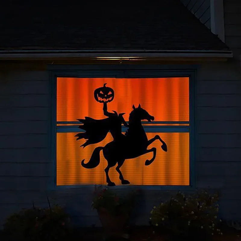 Halloween Scary Witch Door Window Decoration Sticker