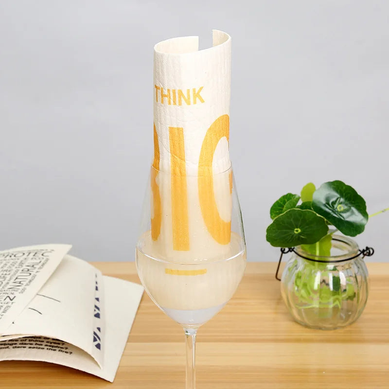 Germany Cotton Pulp Cellulose Sponge Kitchen Cloth