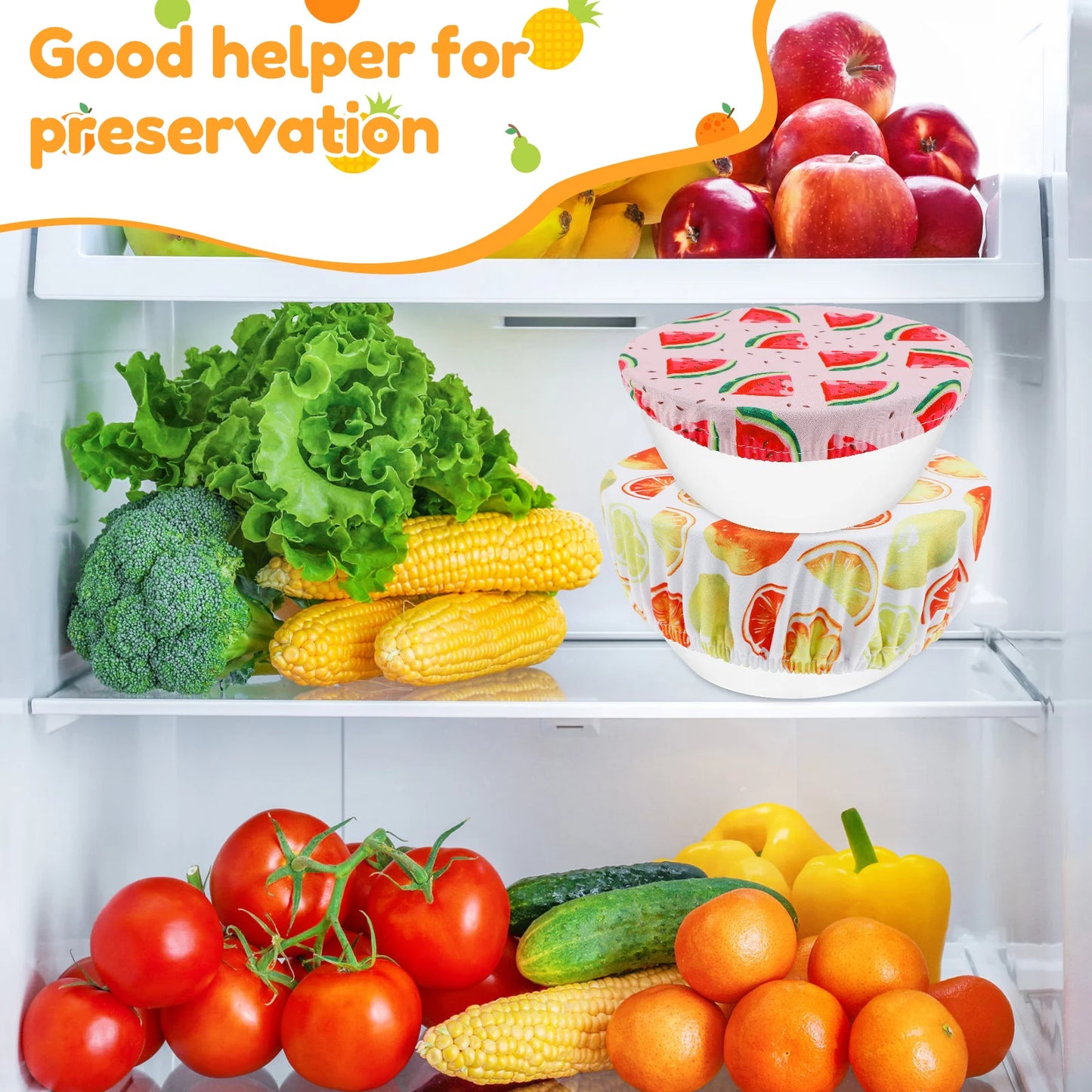 Herbruikbare katoenen komhoezen - set van 10 | Ecologische voedselopslag 