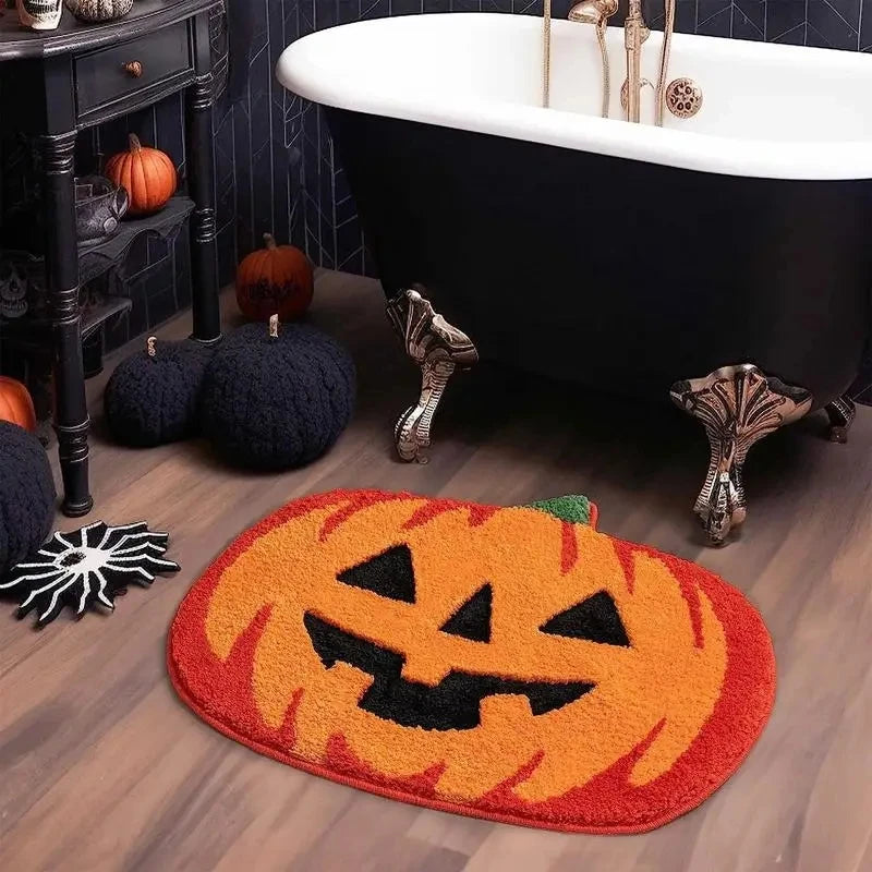 Halloween Pumpkins floor door mat