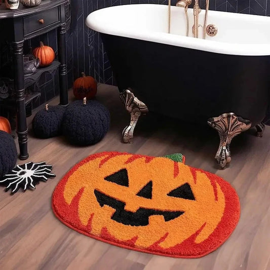 Halloween Pumpkins floor door mat