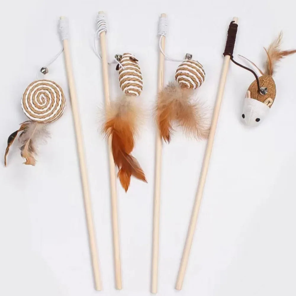 Teaser Feather Wand Toy