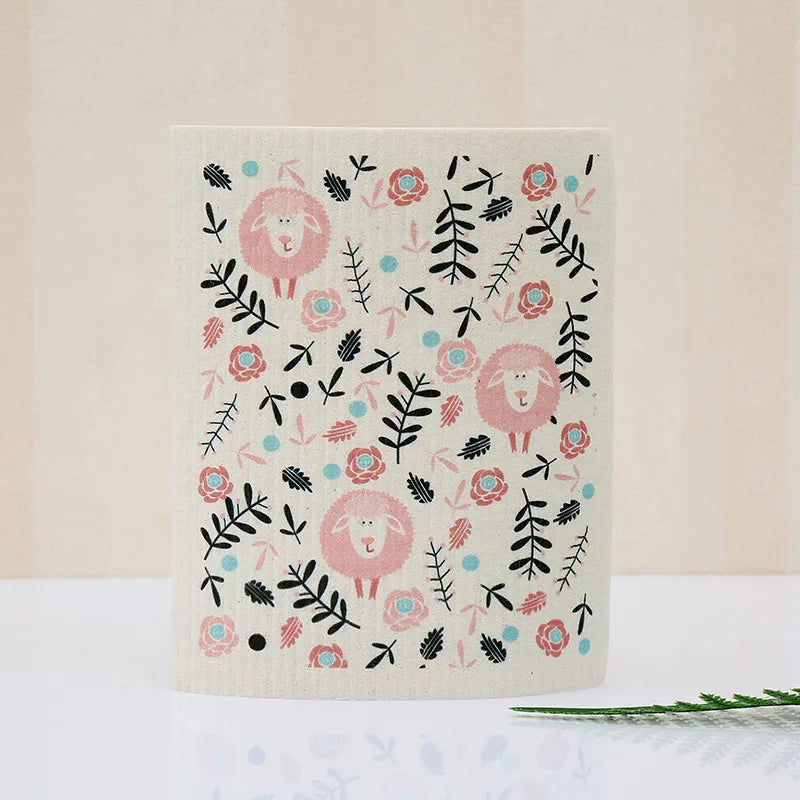 Germany Cotton Pulp Cellulose Sponge Kitchen Cloth