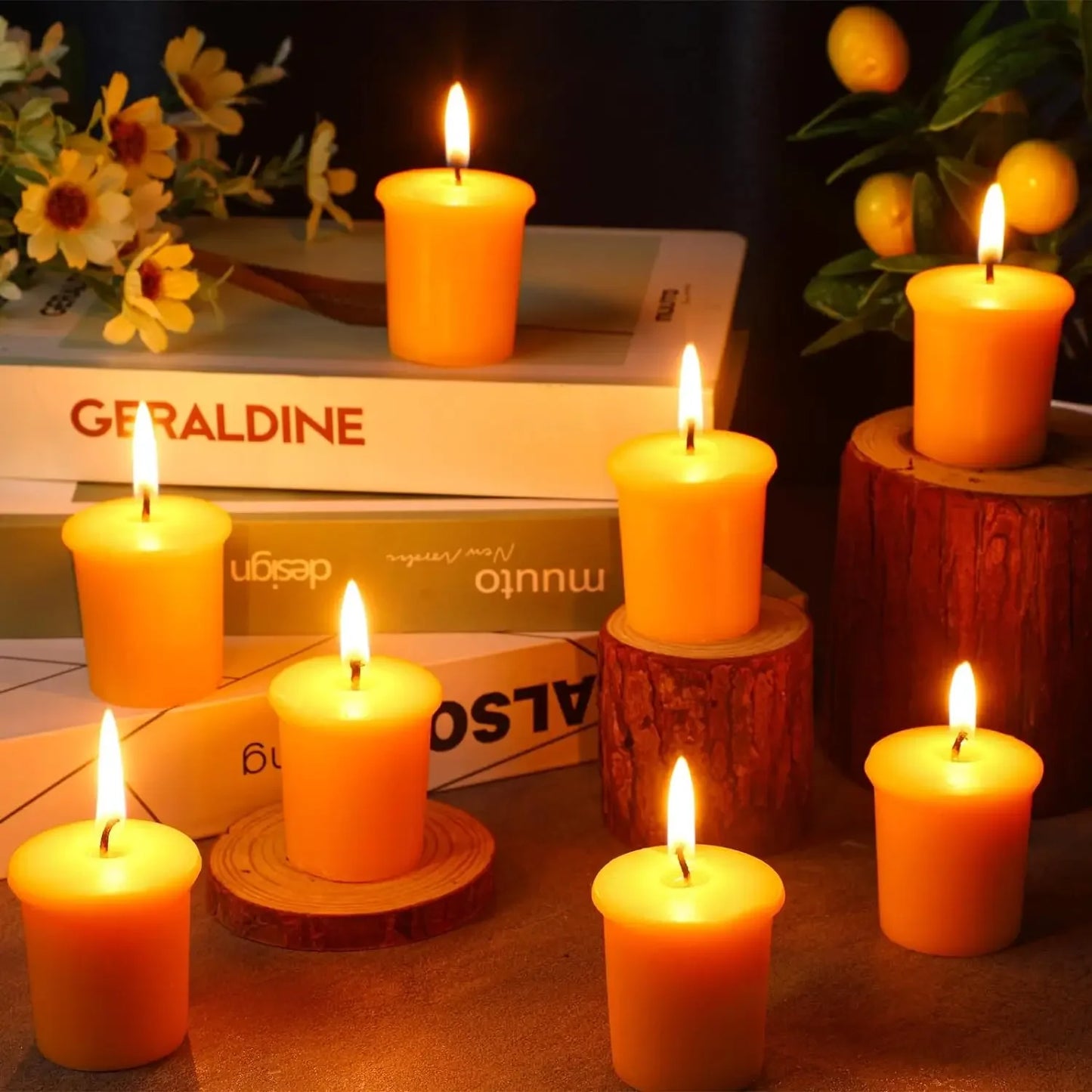 Natural Beeswax Tealight Candles – Handcrafted, Smokeless & Eco-Friendly