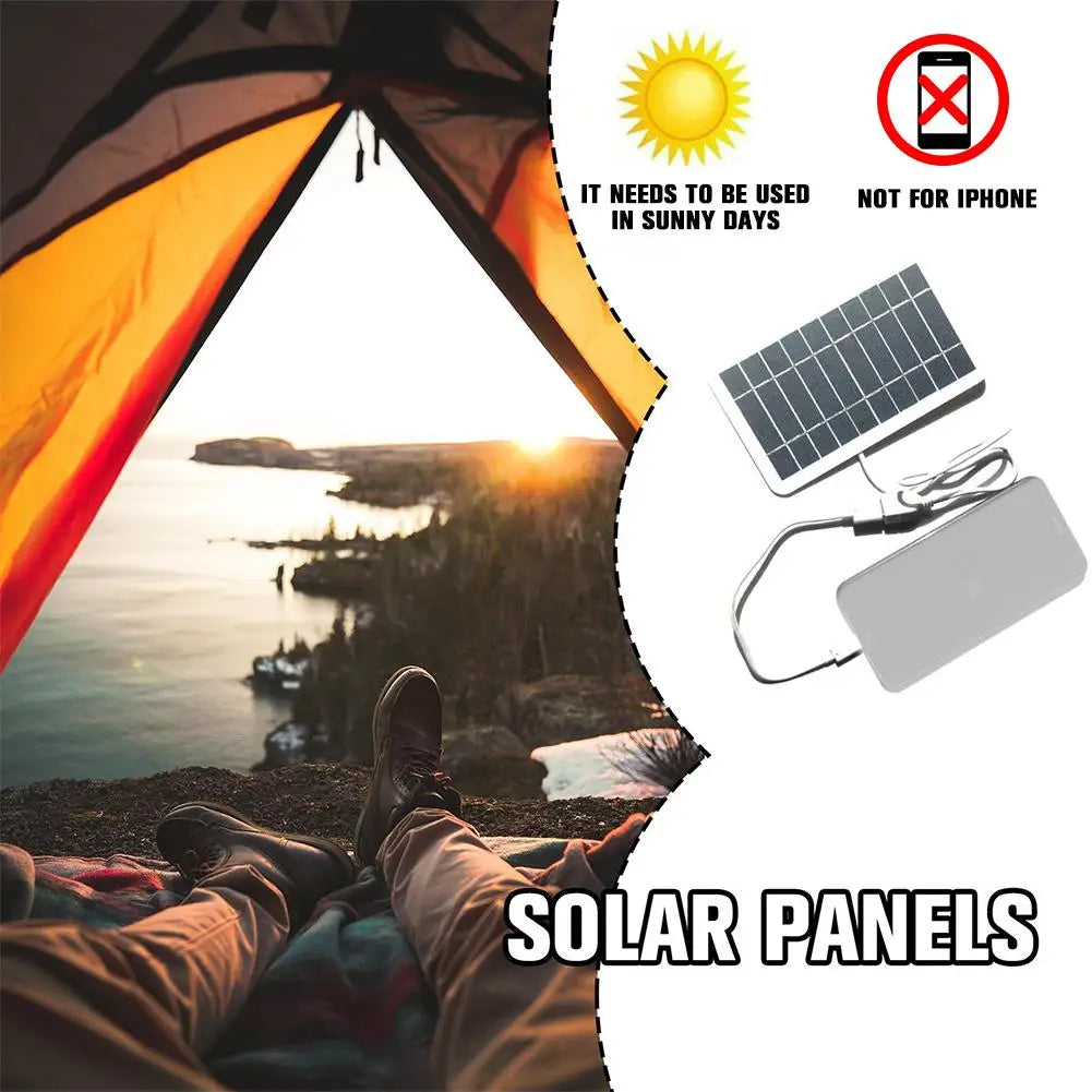 Solar Panel USB Charger – Portable & Eco-Friendly Power Source
