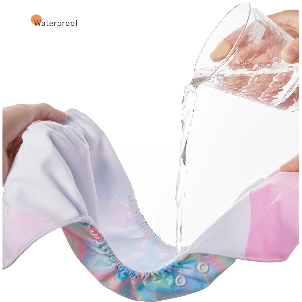 4Pcs/Set Eco-Friendly  Reusable Baby Diapers