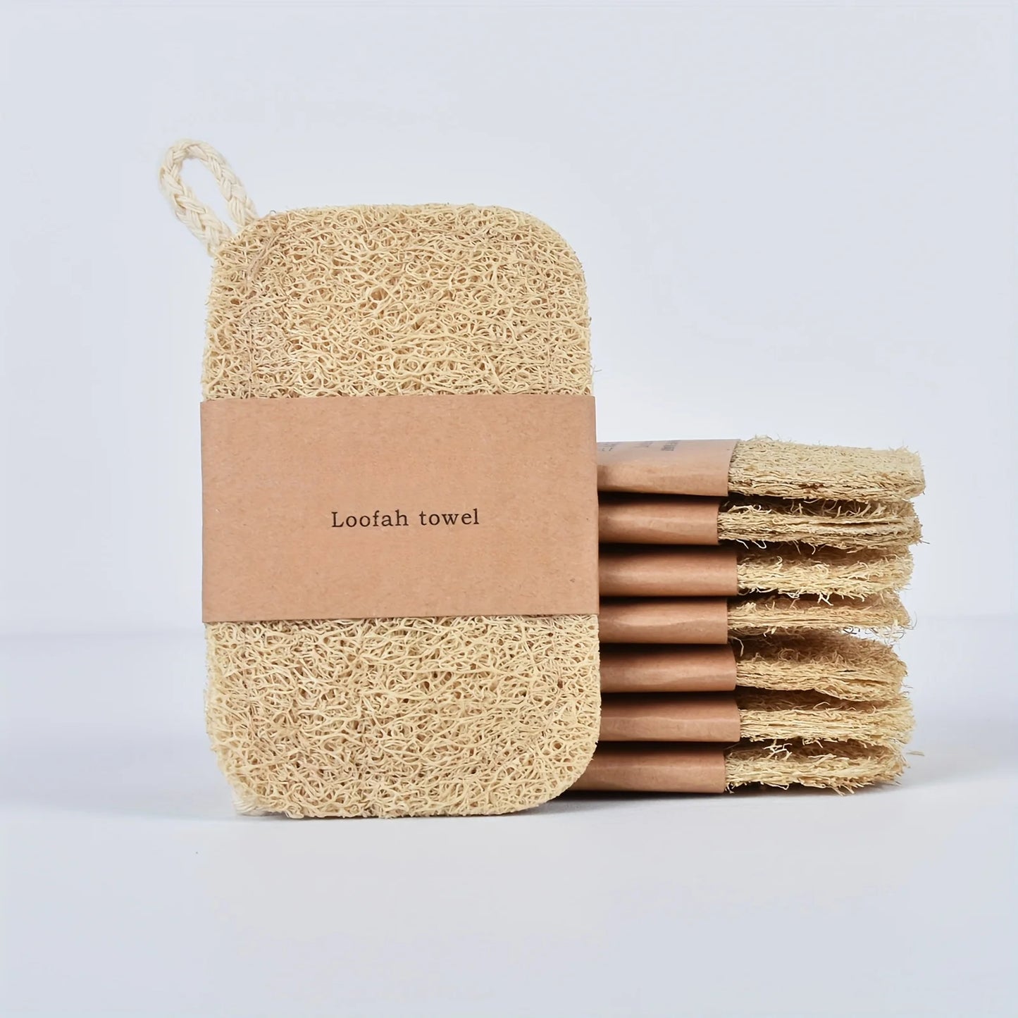 Natural Loofah Dish Sponge – Plant-Fiber Kitchen Scrubber