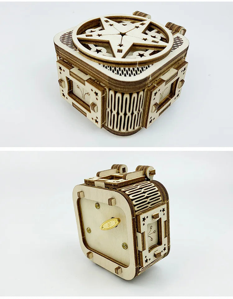 3D Spring Mechanism Music Box Do It Yourself Set