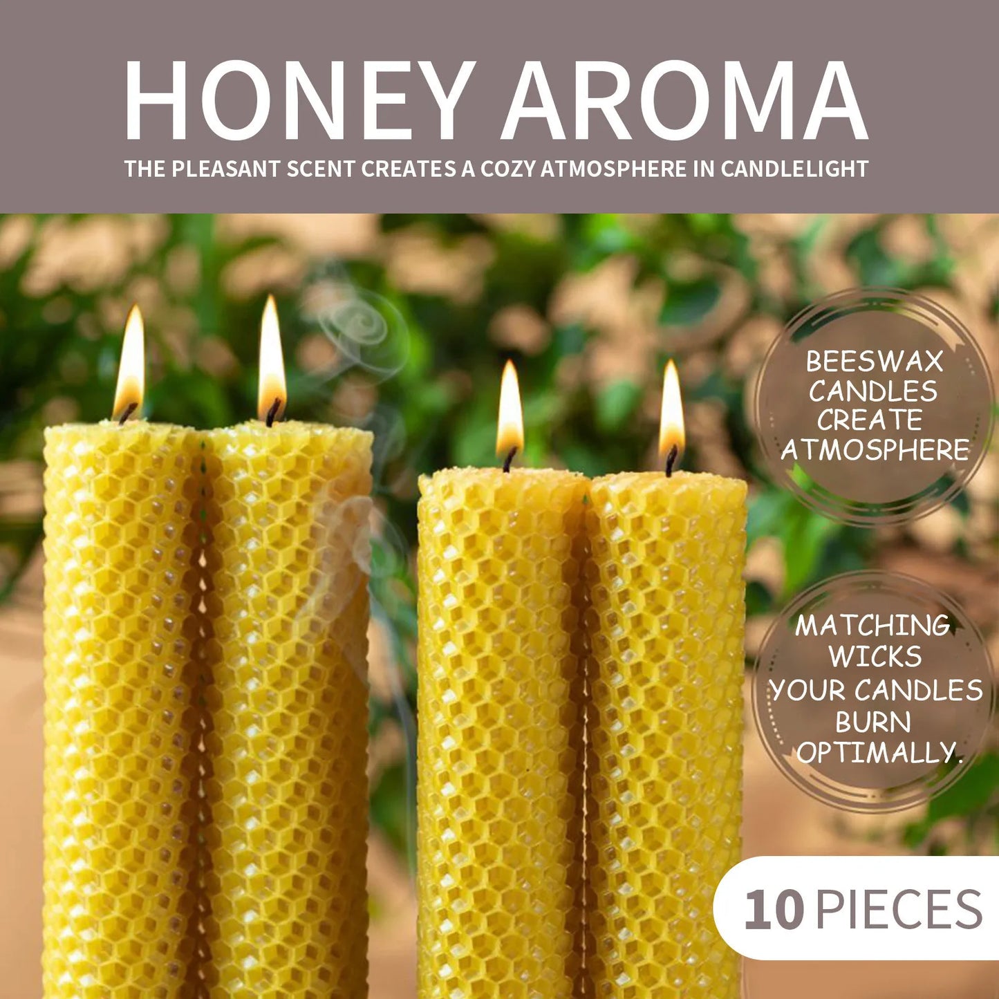 Handmade Beeswax Taper Candles – Craft Set