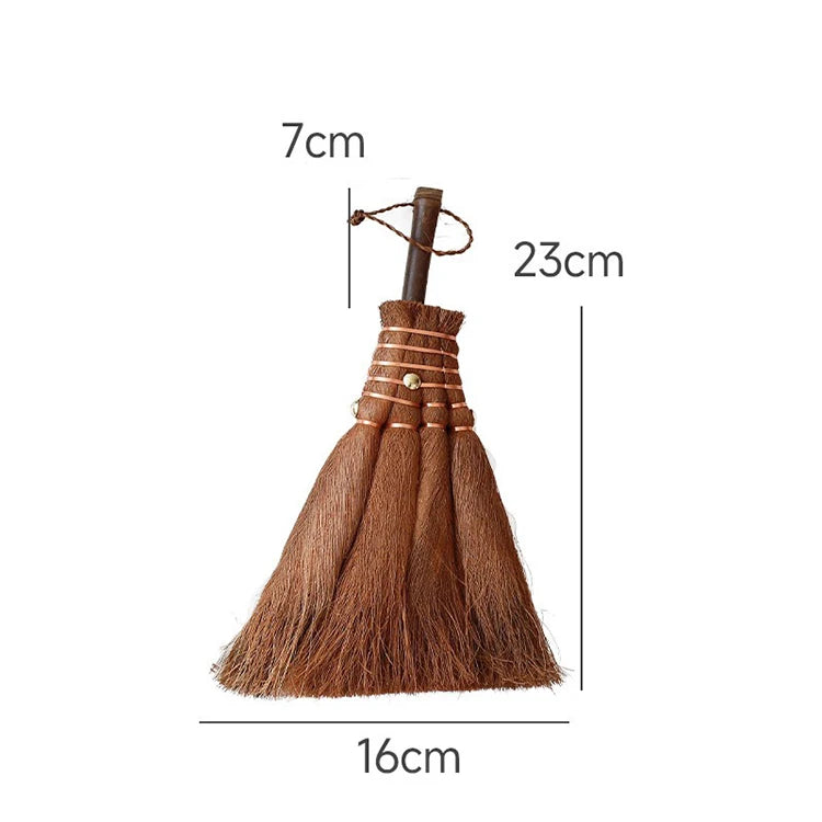 Natural Household Cleaning Broom, Coconut Palm, Silk Cup, Tea Set Brush, Tea Table Cleaning Brush, 1 Piece