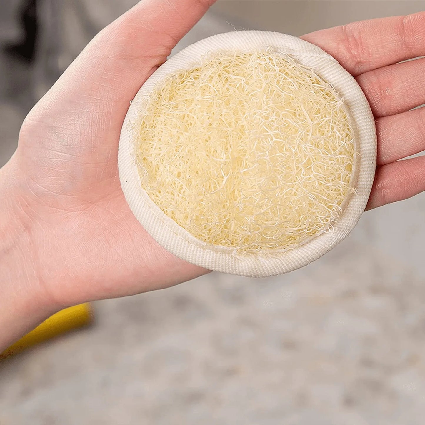 Natuurlijke Loofah Exfoliërende Gezichtsreinigingsborstel