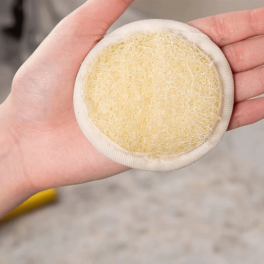 Natural Loofah Exfoliating Facial Cleansing Brush