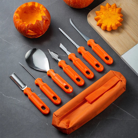 Halloween Pumpkin Carving Tool Set – 7pcs