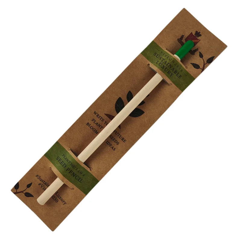 Plantable Wooden Pencils – With Flower, Herb & Vegetable Seeds