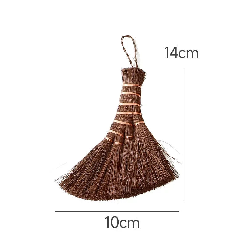 Natural Household Cleaning Broom, Coconut Palm, Silk Cup, Tea Set Brush, Tea Table Cleaning Brush, 1 Piece