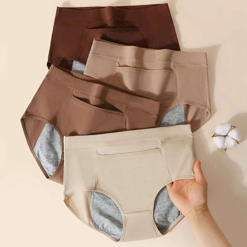 Women’s Leak-Proof Menstrual Underwear – 4 pcs Set