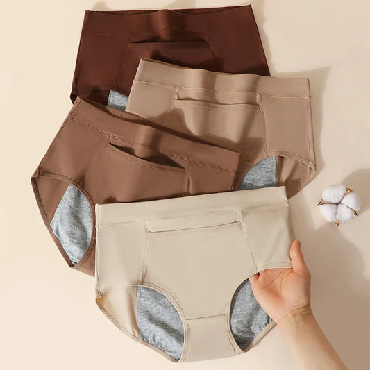 Women’s Leak-Proof Menstrual Underwear – 4 pcs Set