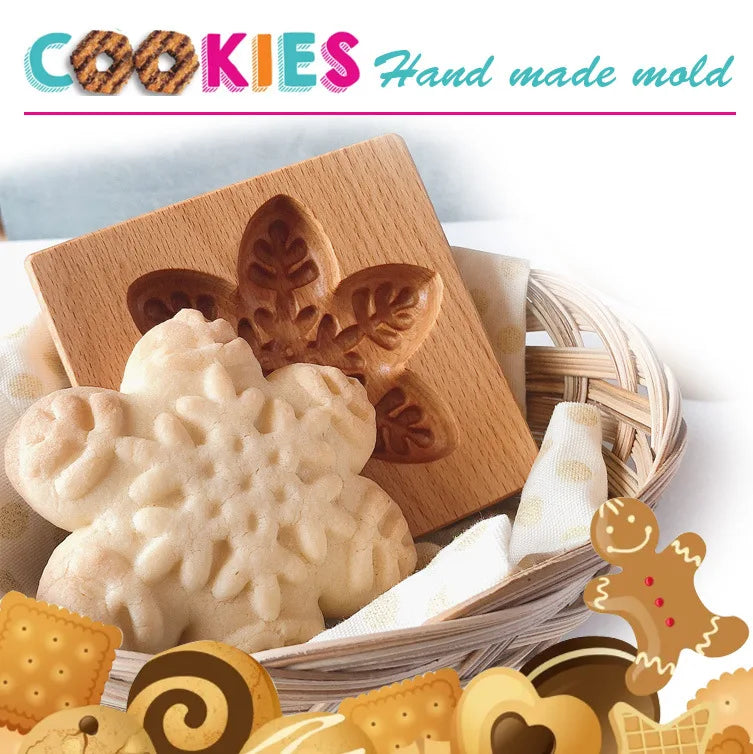 3D Wooden Cookie Mold