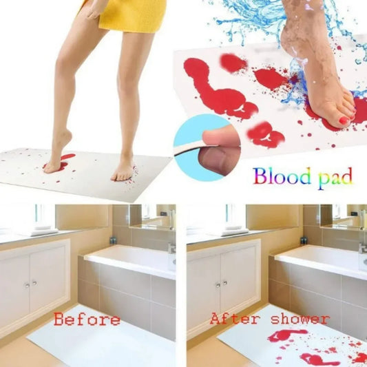 Halloween Color-Changing Bloody Bath Mat