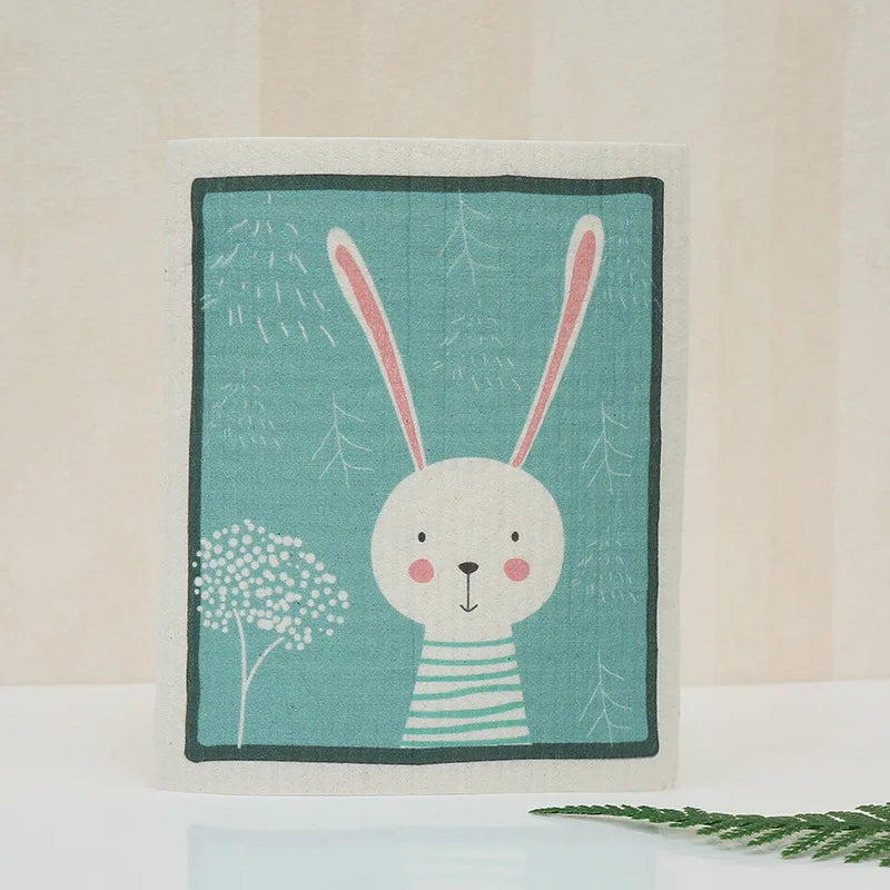 Germany Cotton Pulp Cellulose Sponge Kitchen Cloth