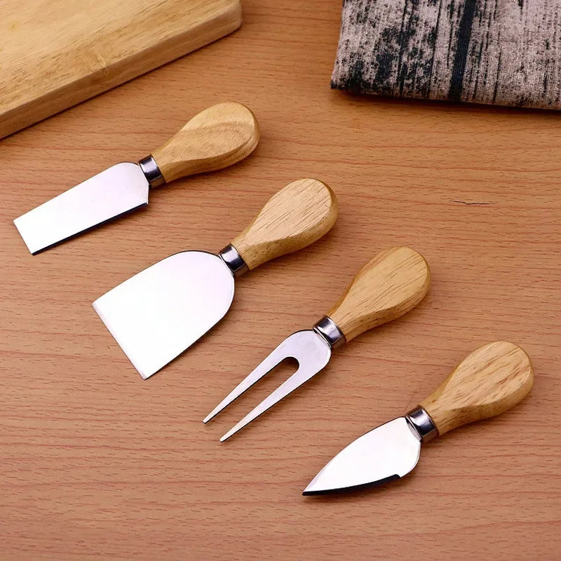 Bamboo Cheese Board Set with Knife