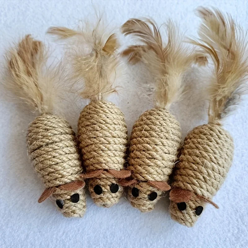 Sisal Mouse Cat Toy