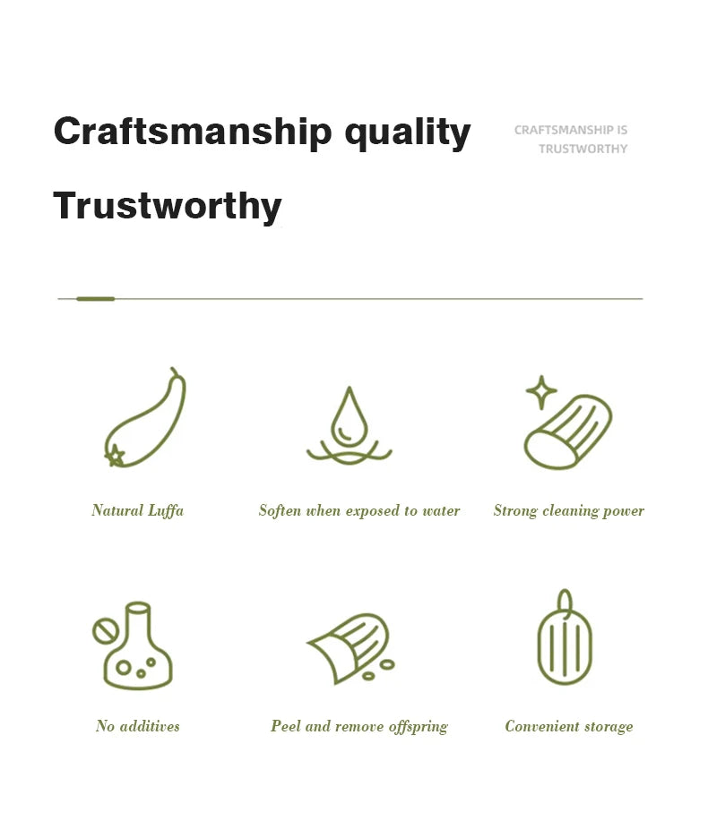 Natural Loofah Dish Sponge