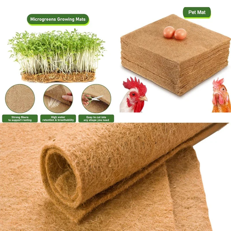 Needle-Punched Felt Jute Mats