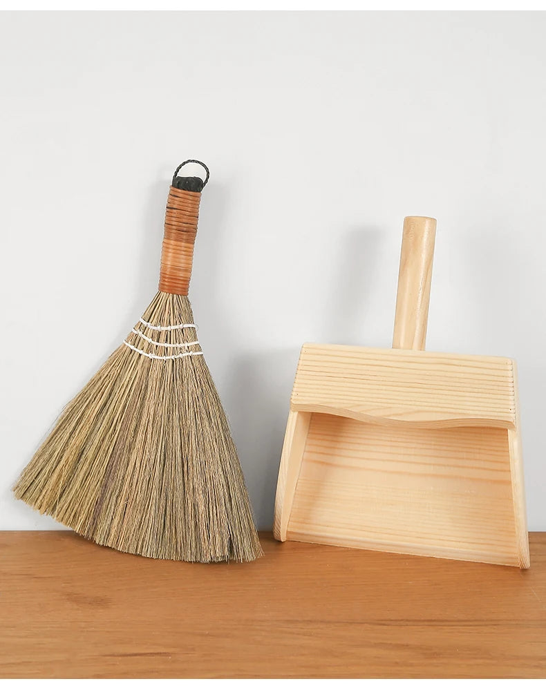 Mini Desktop Broom & Dustpan Set