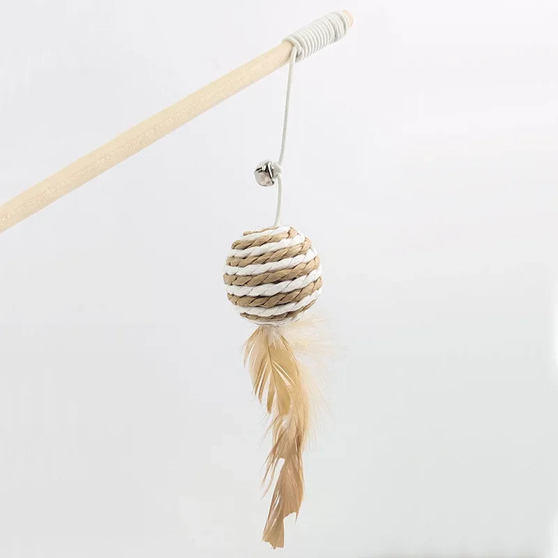 Teaser Feather Wand Toy