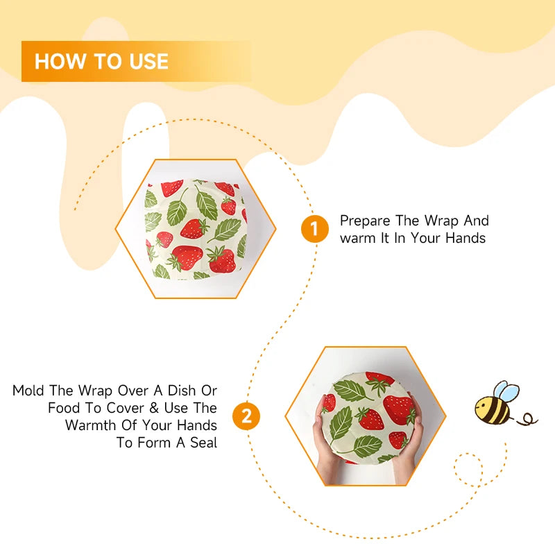 Reusable Beeswax Wraps