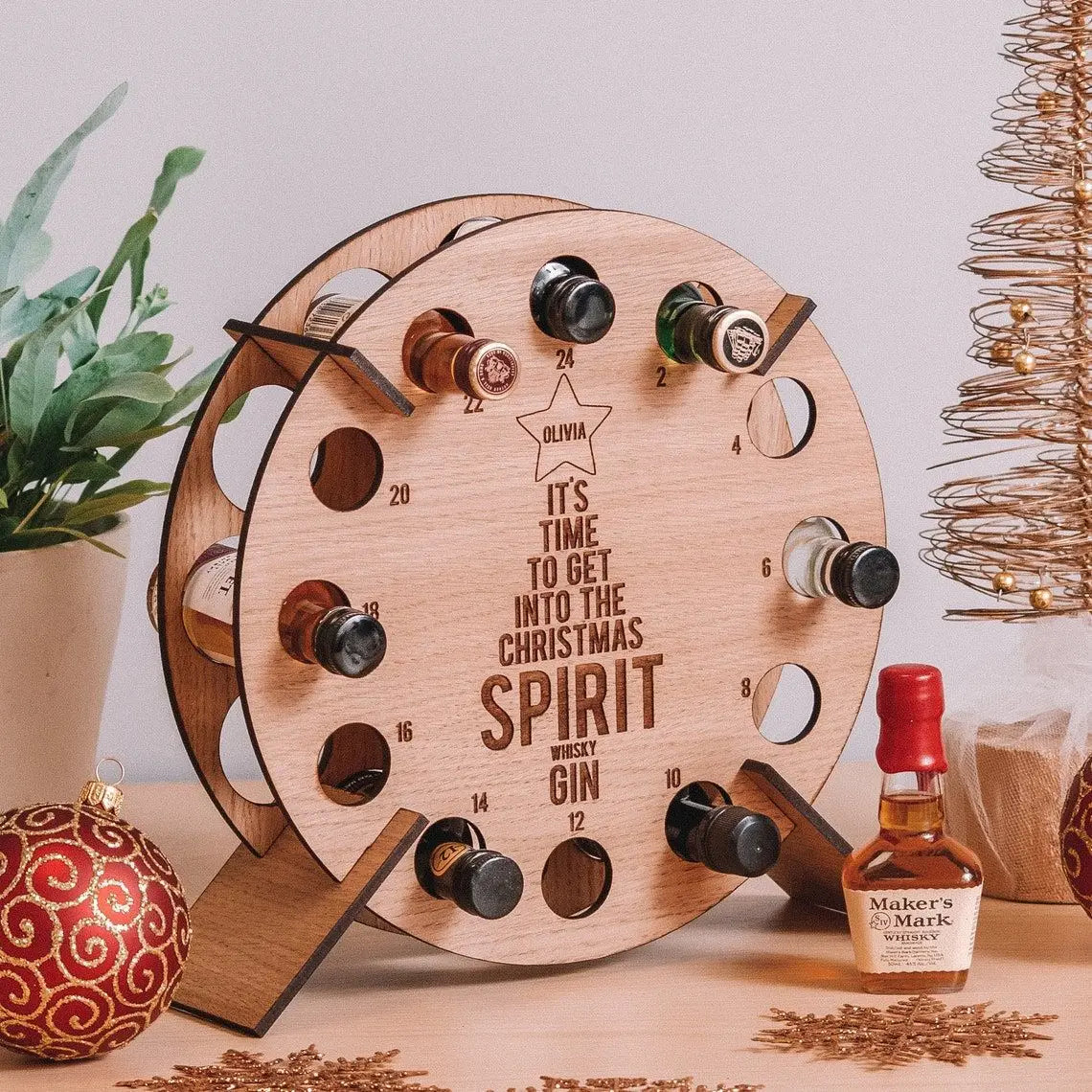 Wooden Christmas Display Stand