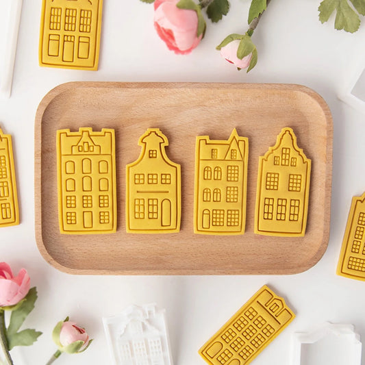 Amsterdam House Cookie Mold