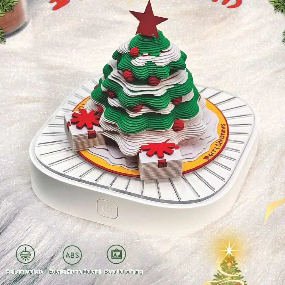🎄 3D Christmas Tree House Calendar with Light – Creative Desk Décor & Gift Idea (2026 Edition)