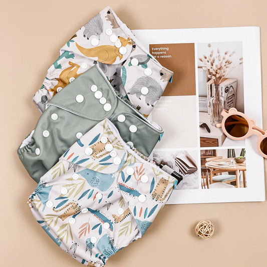 Reusable Cloth Diapers – 3 pcs Set