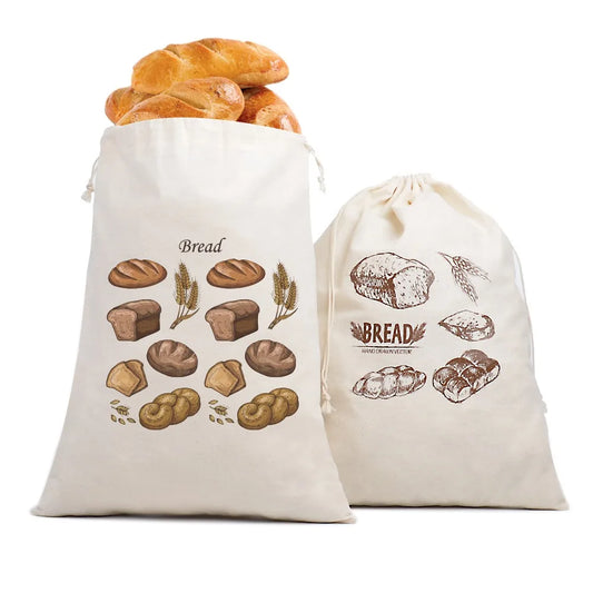 Reusable Cotton Bread Bag