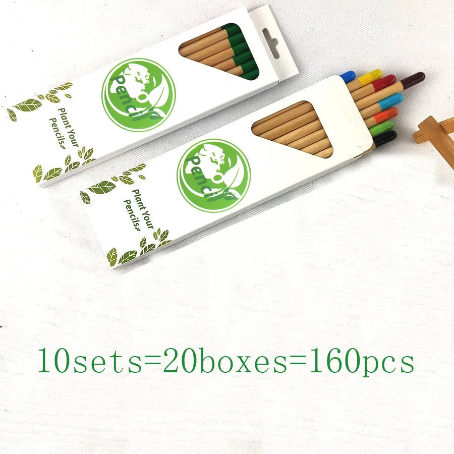 Plantable Wooden Pencils – With Flower, Herb & Vegetable Seeds
