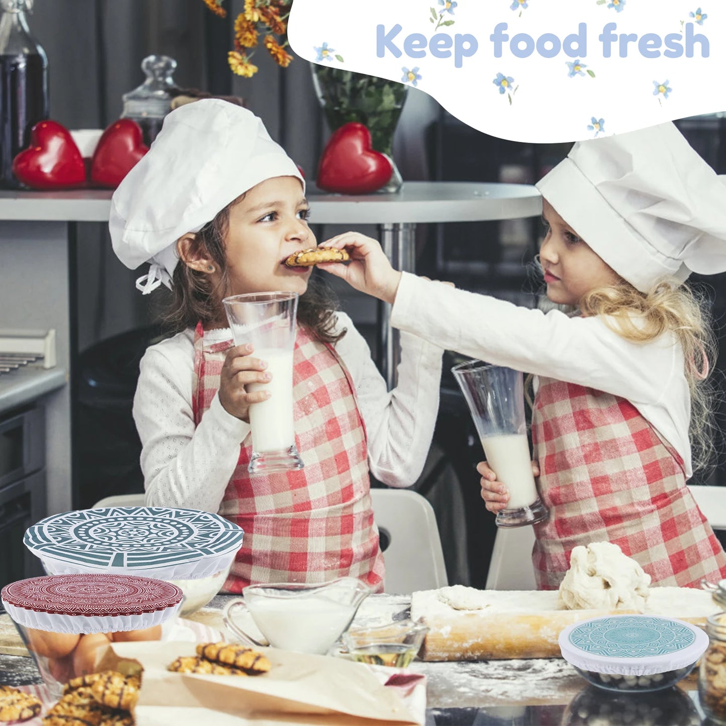 Herbruikbare katoenen komhoezen - set van 10 | Ecologische voedselopslag 