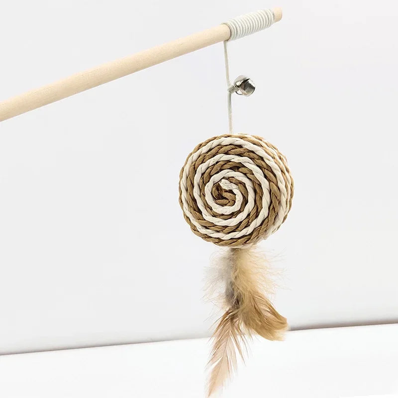 Teaser Feather Wand Toy