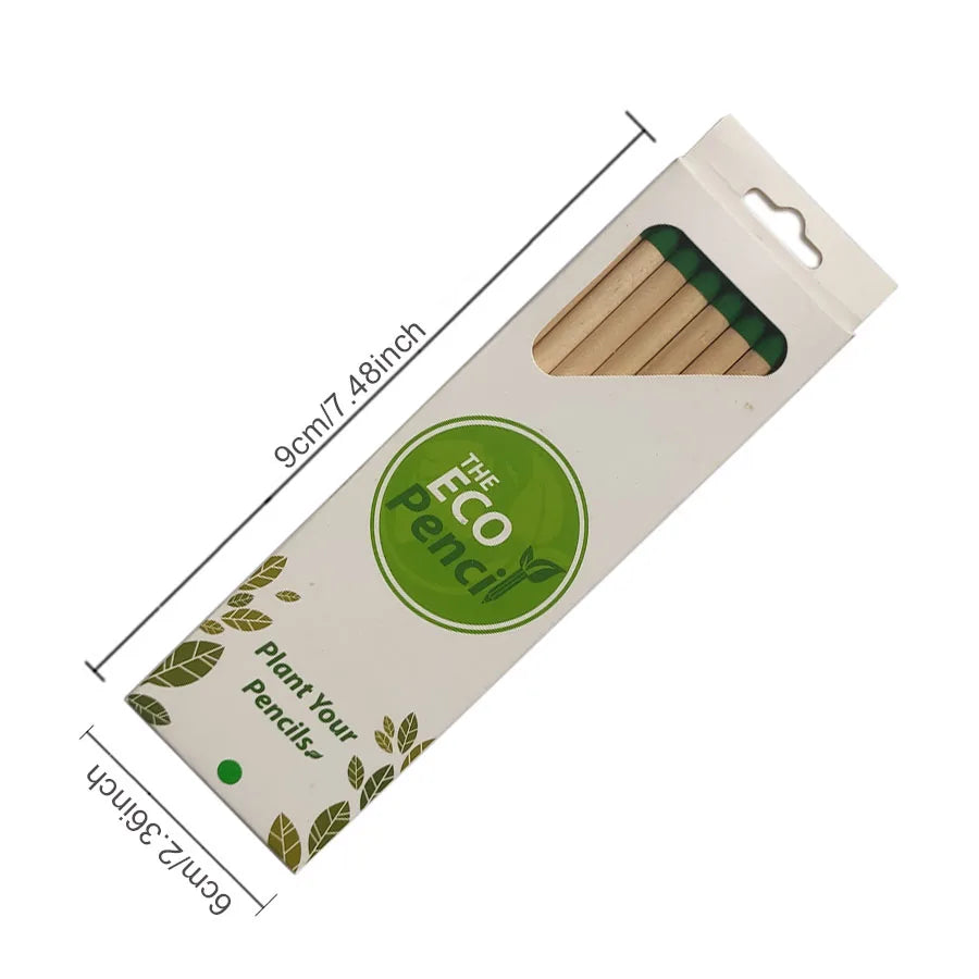 Plantable Wooden Pencils – With Flower, Herb & Vegetable Seeds