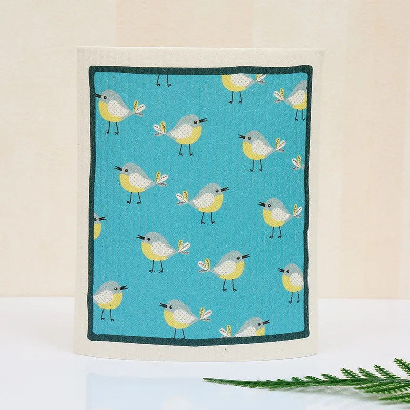 Germany Cotton Pulp Cellulose Sponge Kitchen Cloth