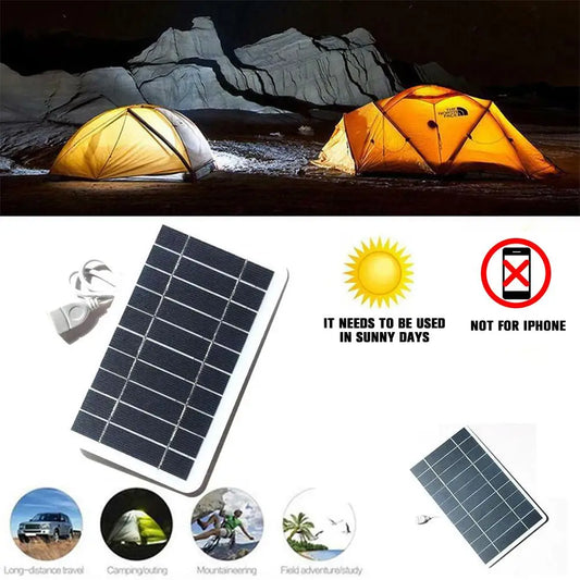Solar Panel USB Charger – Portable & Eco-Friendly Power Source