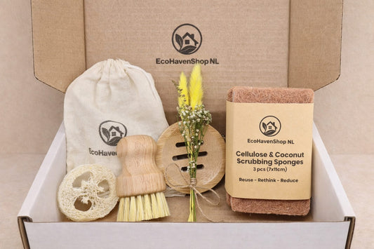 Eco Haven Cleaning Gift Set – Plastic-Free Kitchen & Home Essentials