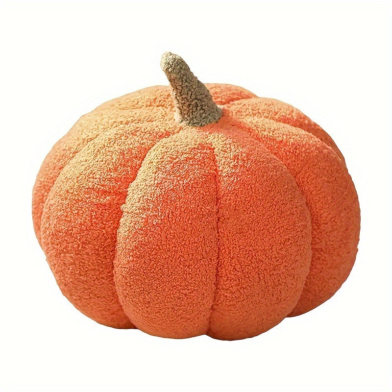 🎃 Cozy Halloween Pumpkin Plush Throw Pillow