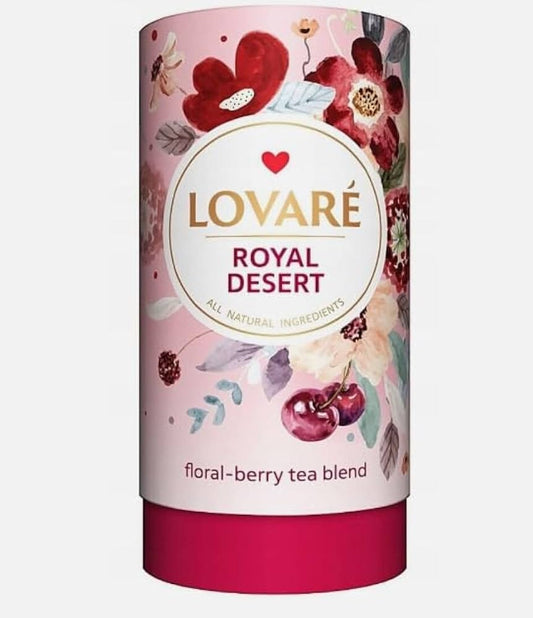 Lovaré Royal Dessert Premium Loose Fruit & Herbal Tea – 80 g