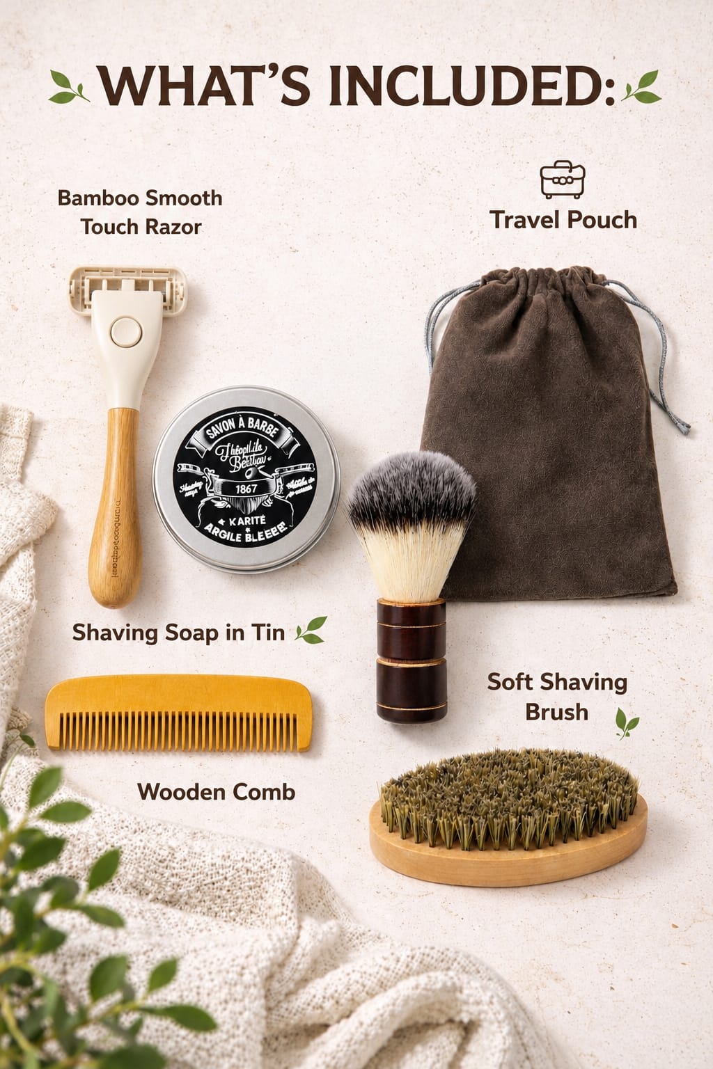 Complete Grooming & Shaving Kit – Travel-Friendly Self-Care Set