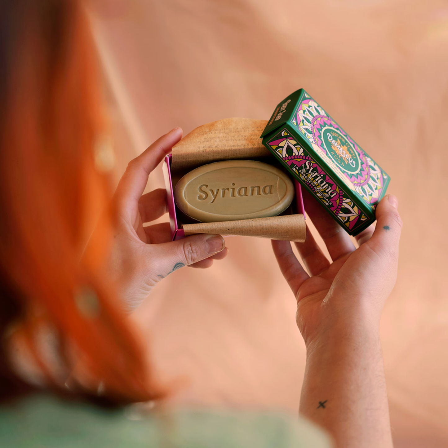 Aleppo Soap Scented with Damask Rose, Black Musk, Oud-Amber: Mix of all 3