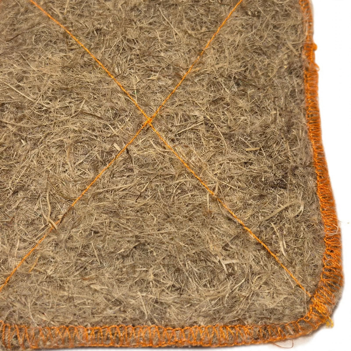 100% Hemp Scrub Cloth – Reusable Natural Body Exfoliating Cloth | 12 × 14 cm