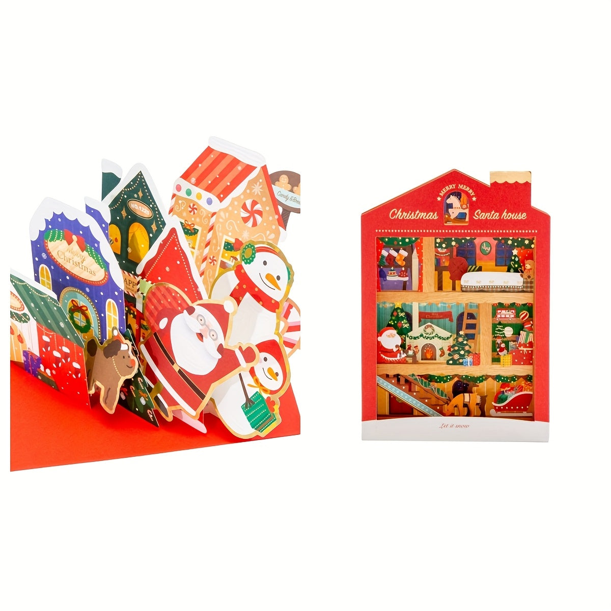 Adorable 3D Christmas Greeting Cards